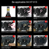 6000K/8000K LED Headlight Bulbs with Cooling Fan