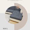 Jacquard Sofa Cushion Cover – Pet-Friendly & All-Season Protection