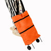 2-in-1 Foldable Shopping Cart Trolley Bag with Wheels