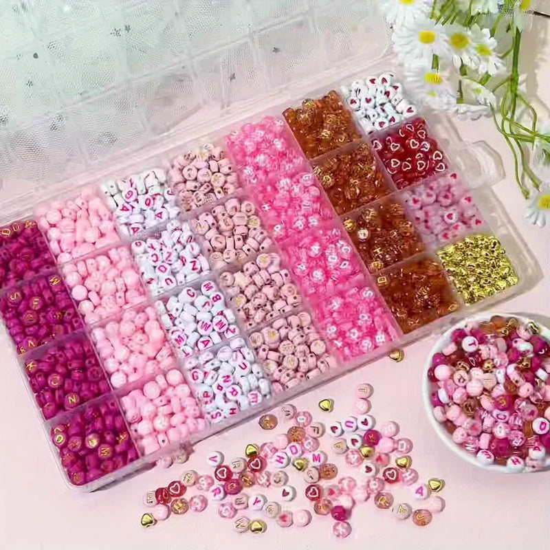 Acrylic Bead Kit for DIY Jewelry Making