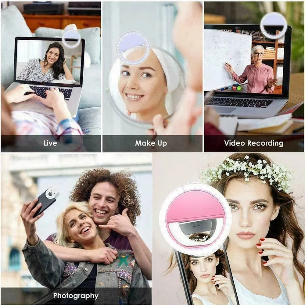 Lumière Anneau LED Portable pour Vidéo Mobile