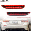 LED Rear Bumper Reflector Lights with Tail and Brake Functions