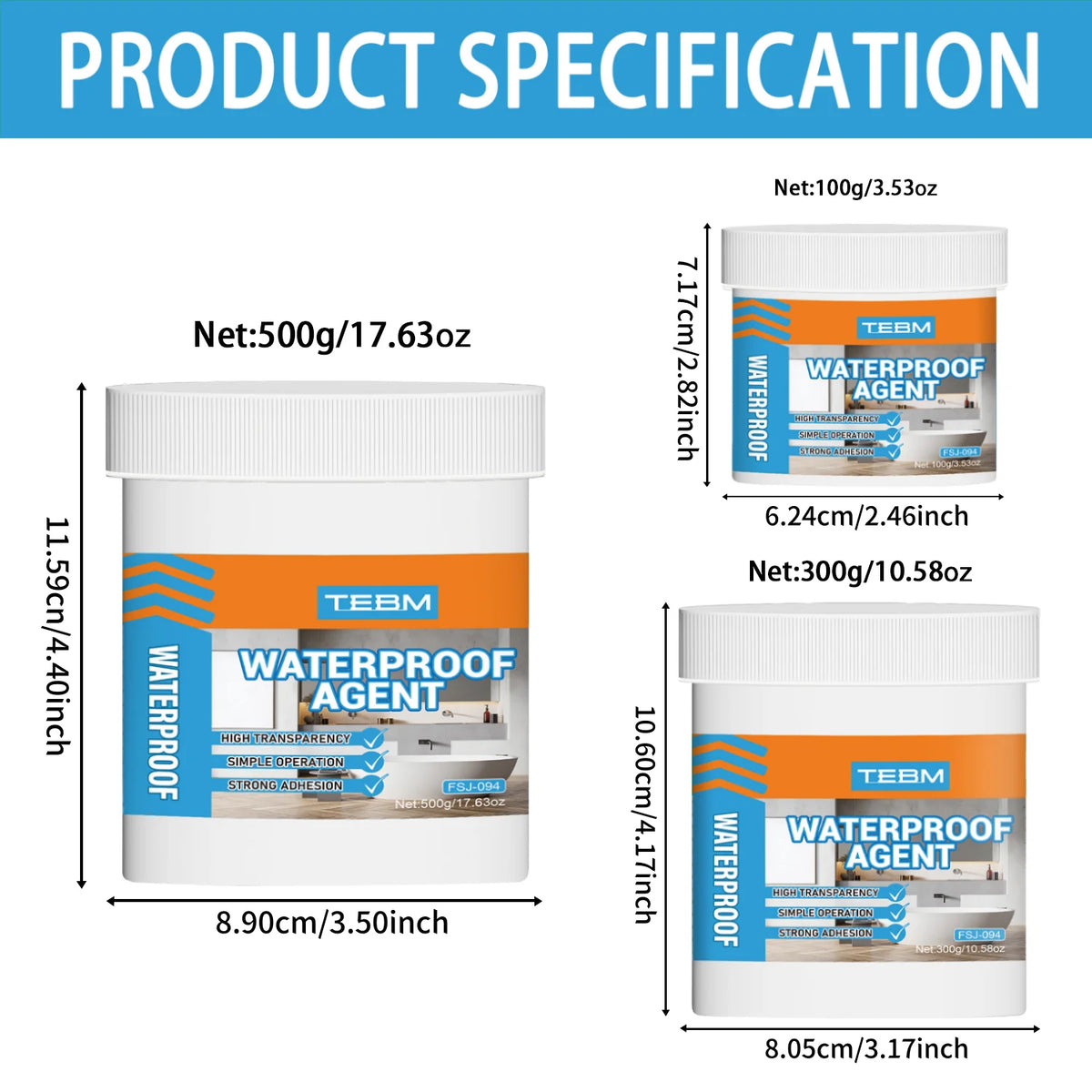 Transparent Waterproof Sealant for Home Repairs