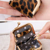 Vintage PU Leather Jewelry Box with Kiss Lock Closure