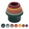 Montessori Silicone Stacking Cups for Baby Bath & Play