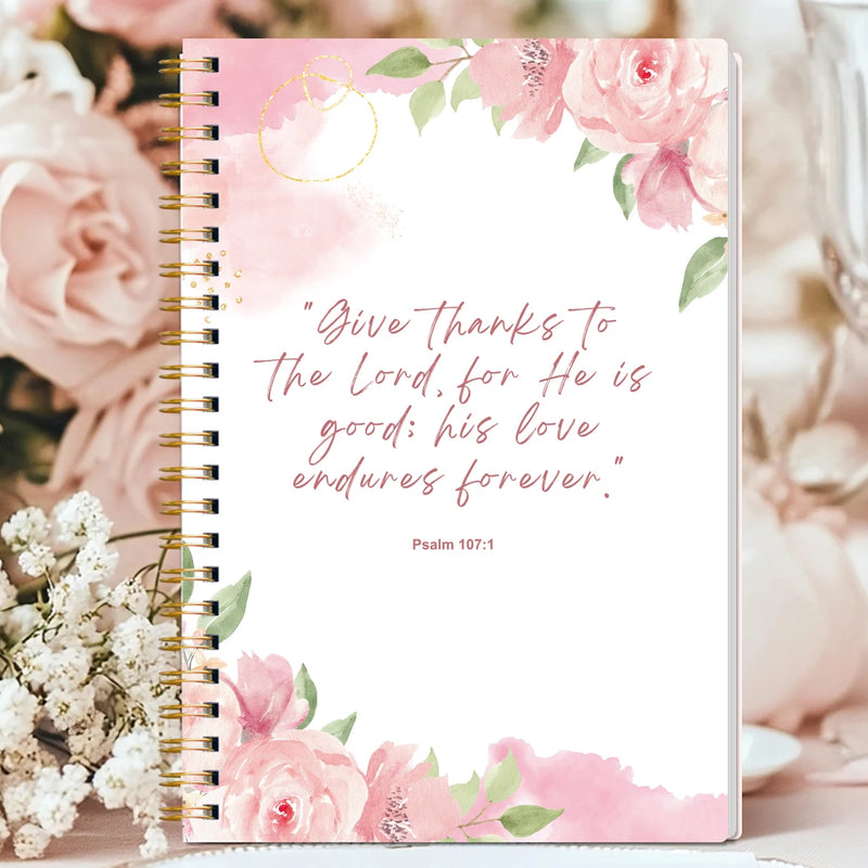A5 Spiral Bible Study Journal with SOAP Method Layout
