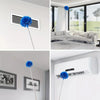 Extendable Cobweb Duster with Microfiber Head & Lightweight Aluminum Pole