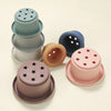 Montessori Silicone Stacking Cups for Baby Bath & Play