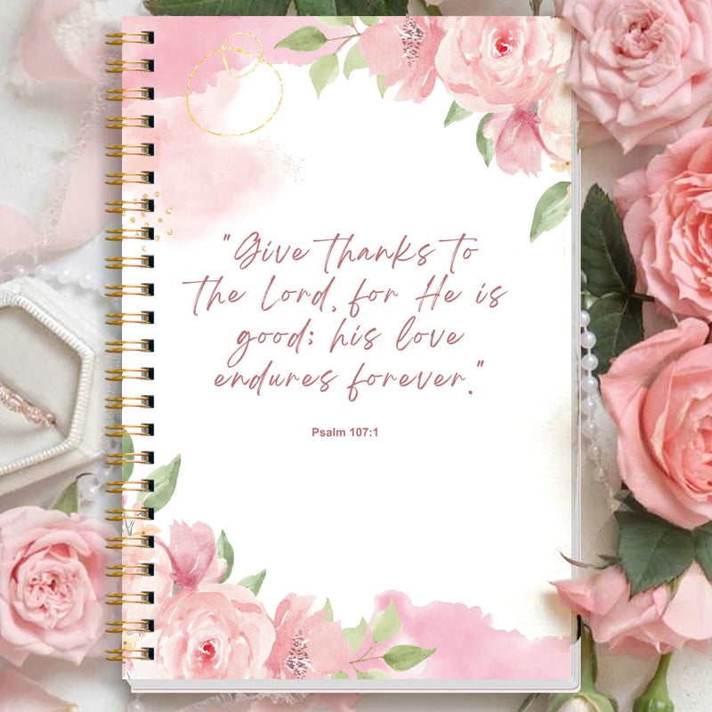 A5 Spiral Bible Study Journal with SOAP Method Layout