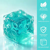 Aqua Blue Cheese Squishy Stress Relief Toy