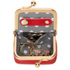 Vintage PU Leather Jewelry Box with Kiss Lock Closure