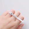 Universal Ring Sizer Gauge – Adjustable Plastic Finger Measuring Tool