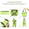 2-in-1 Foldable Shopping Cart Trolley Bag with Wheels
