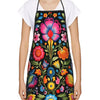 Polish Folk Floral Sleeveless Apron - Vintage Design for Cooking, Crafting & More
