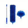 Extendable Cobweb Duster with Microfiber Head & Lightweight Aluminum Pole