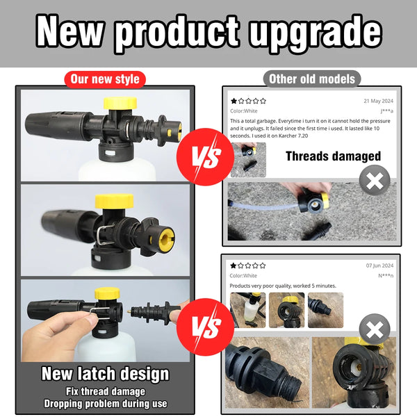 Adjustable Foam Cannon for Pressure Washers