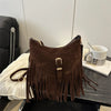 Sac bandoulière bohème avec franges