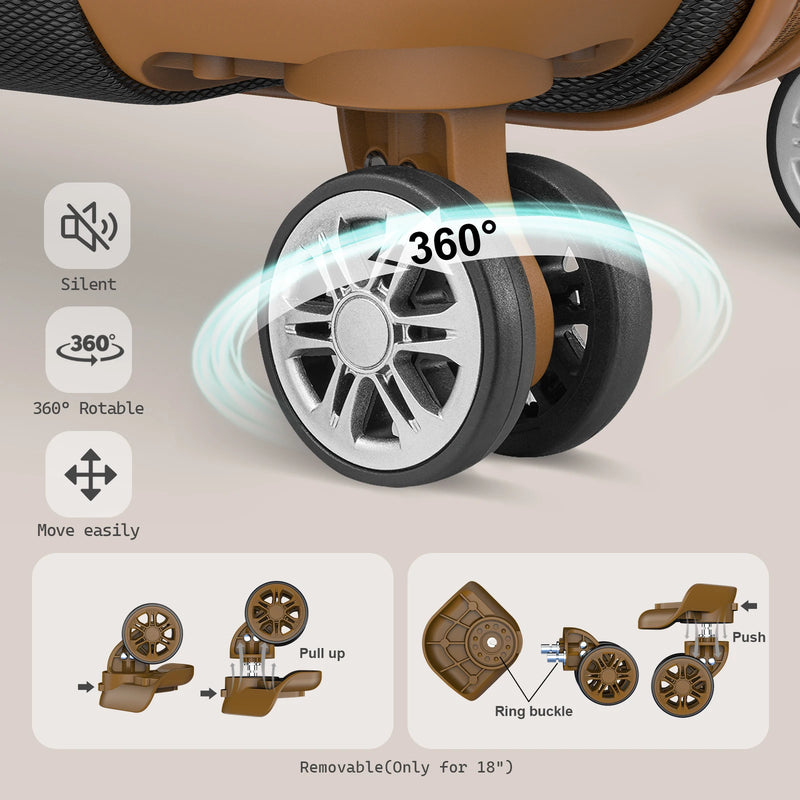 Lightweight Hard-Shell Spinner Suitcase with TSA Lock