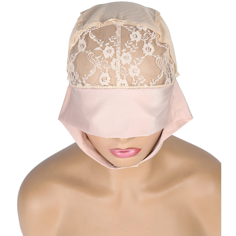 Adjustable Wig Cap with Headband
