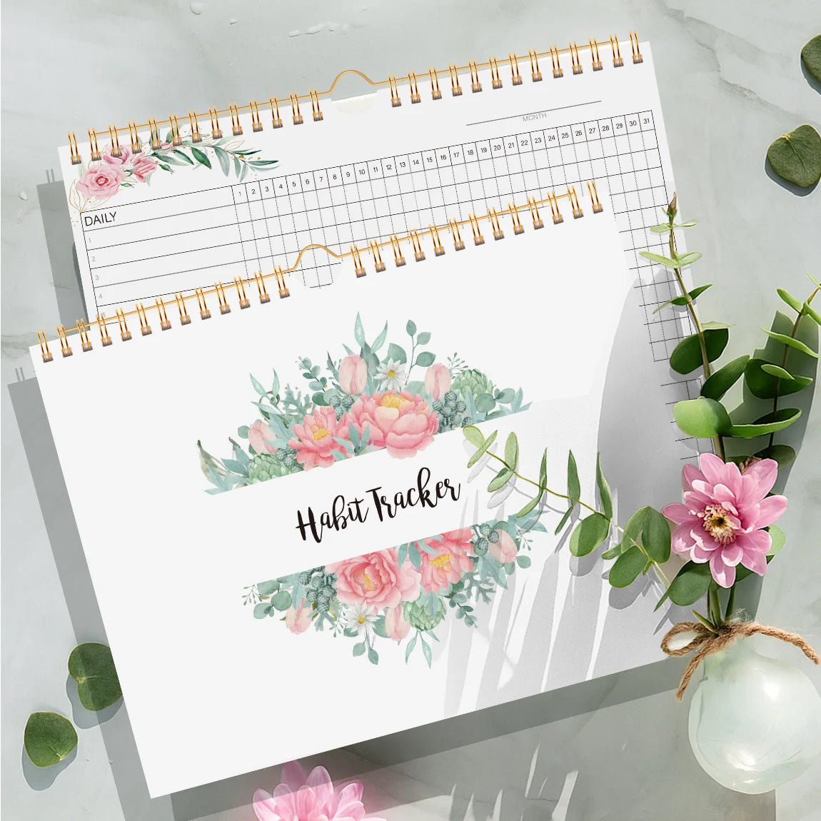 Daily Habit Tracker & Goal Planner Journal