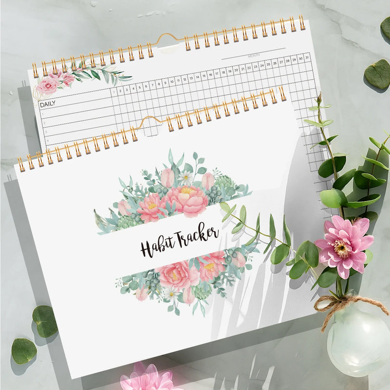 Daily Habit Tracker & Goal Planner Journal