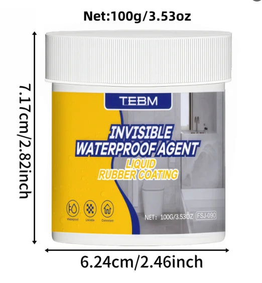 Invisible Waterproof Sealant – Transparent Leak Repair Coating