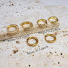 Twist Huggie Hoop Earrings - Set of 3