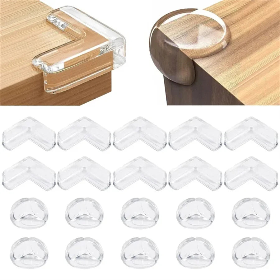 Baby Safety Corner Protectors – Soft Silicone Edge Guards for Furniture