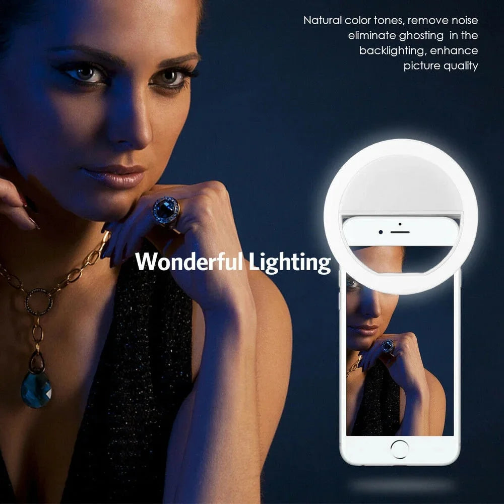 Lumière Anneau LED Portable pour Vidéo Mobile