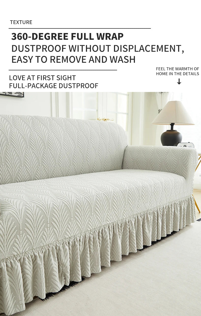 Thick Non-Slip Jacquard Sofa Cover