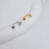 Zircon Star Nose Ring in 14K Gold