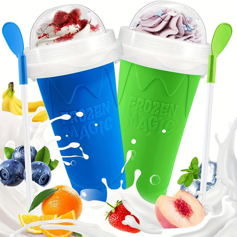 DIY Magic Slushy Maker Cup with Straw