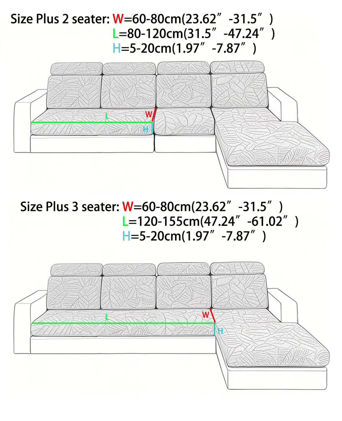 Jacquard Sofa Cushion Cover – Pet-Friendly & All-Season Protection
