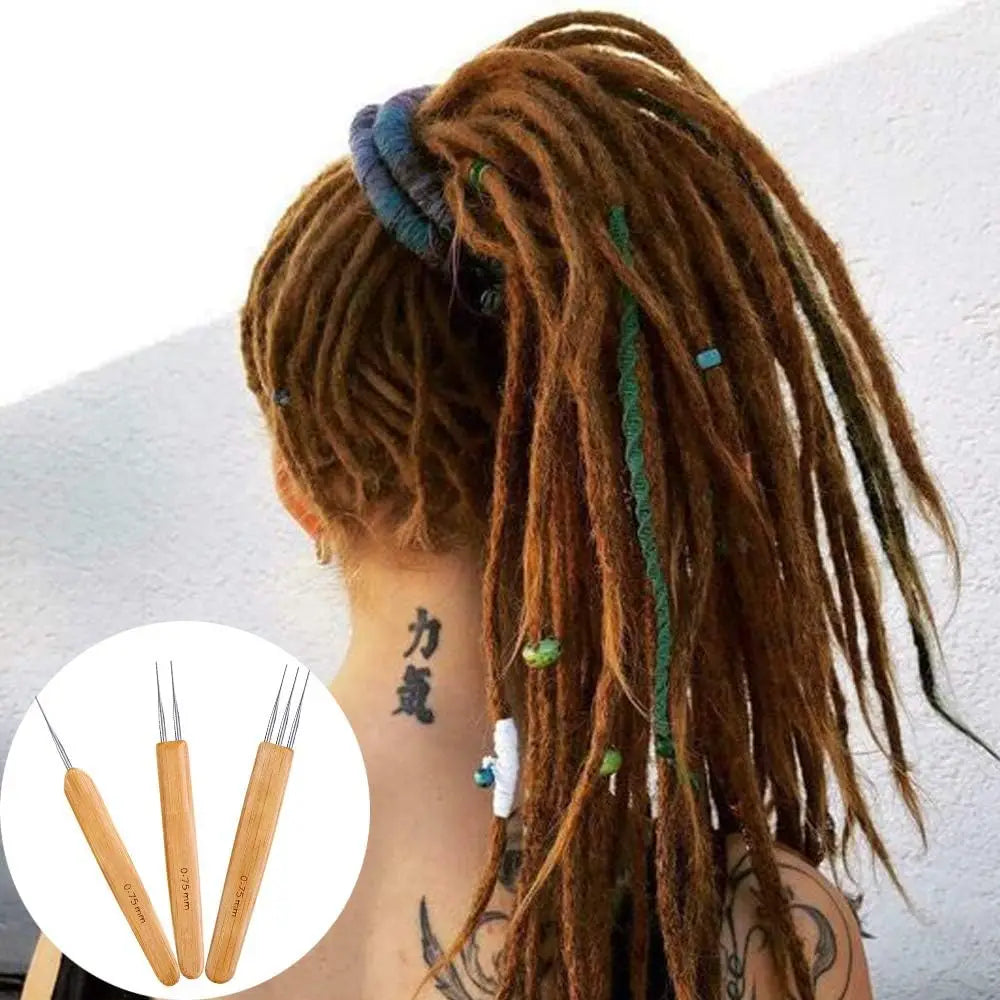 Dreadlock Crochet Hook Set of 3 (0.75mm)