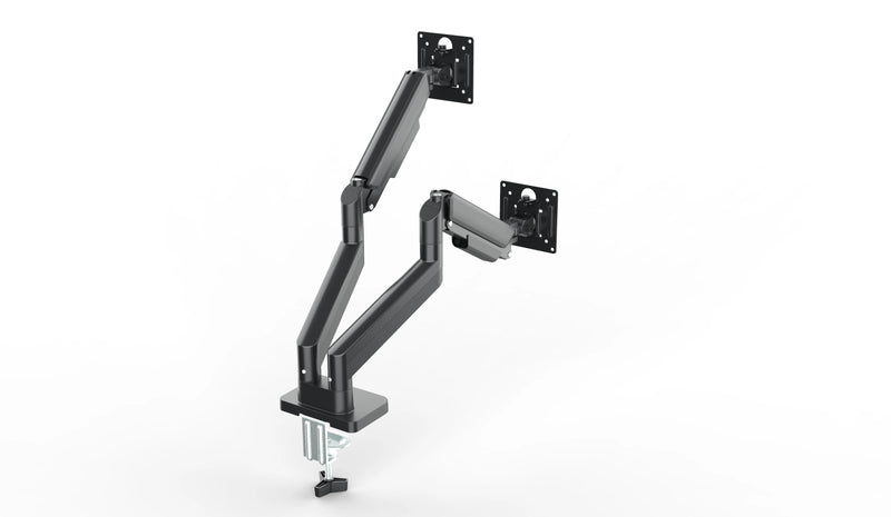 Dual Monitor Desk Mount with 90° Swivel