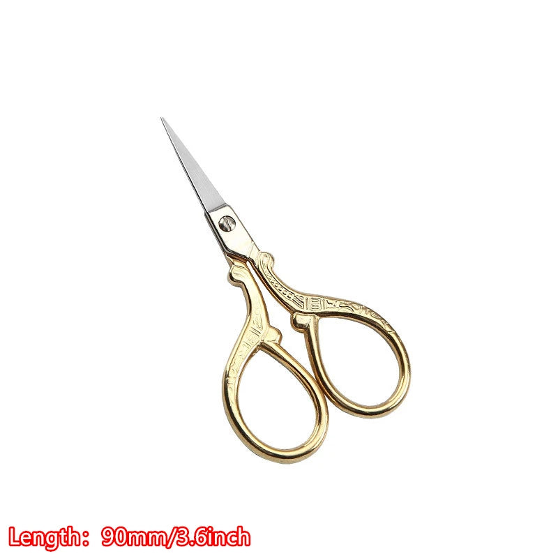 Vintage Floral Embroidery Scissors