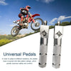 Universal CNC Aluminum Footrest Pedals (8mm)