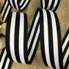 Striped Grosgrain Ribbon – Double-Sided Polyester Cotton, 1 Inch Wide