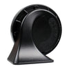 Black waterproof electric snail horn with a conical shape.