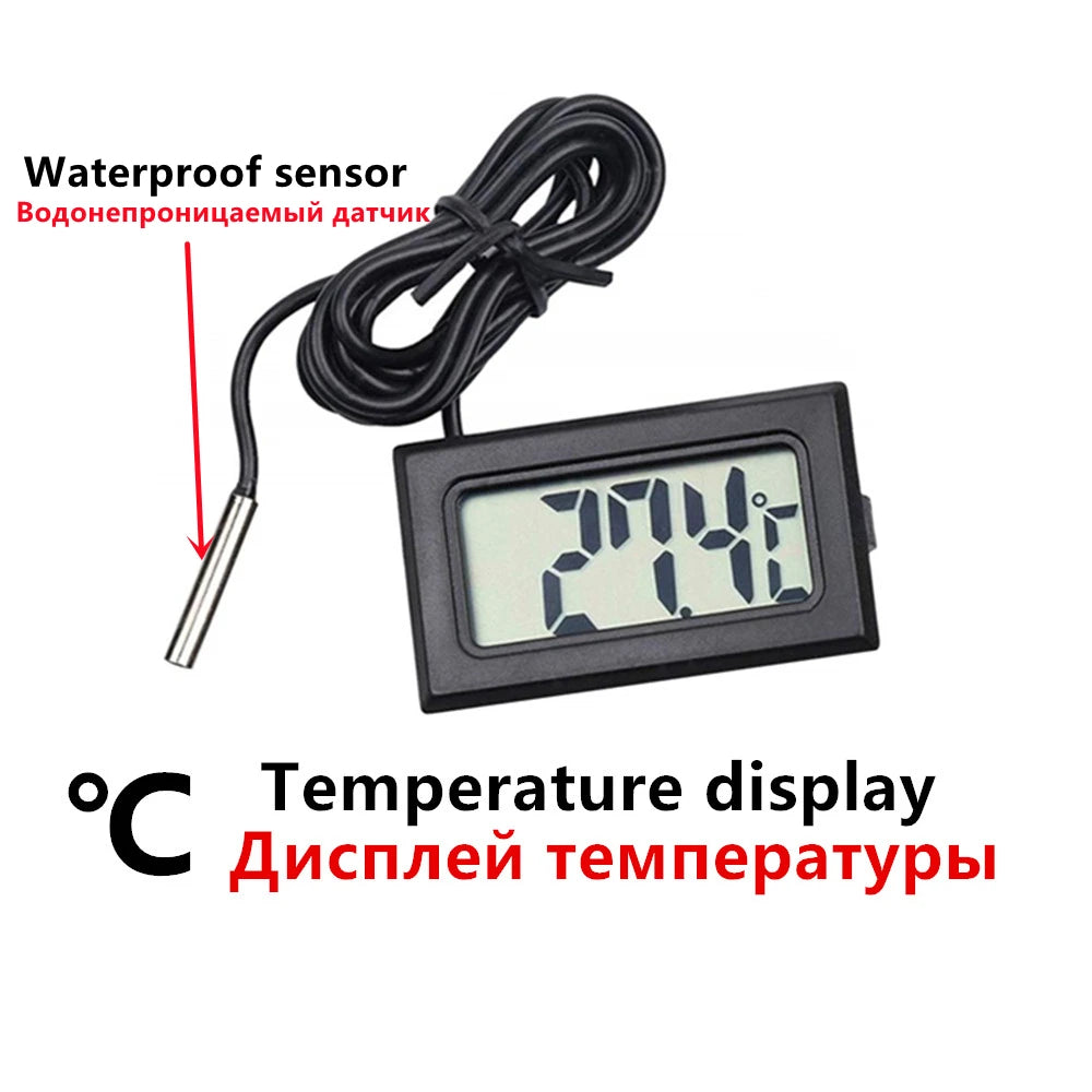 Mini Digital Thermometer and Hygrometer with Probe