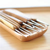 Bamboo Handle Crochet Hooks Set (0.5mm–6.0mm)