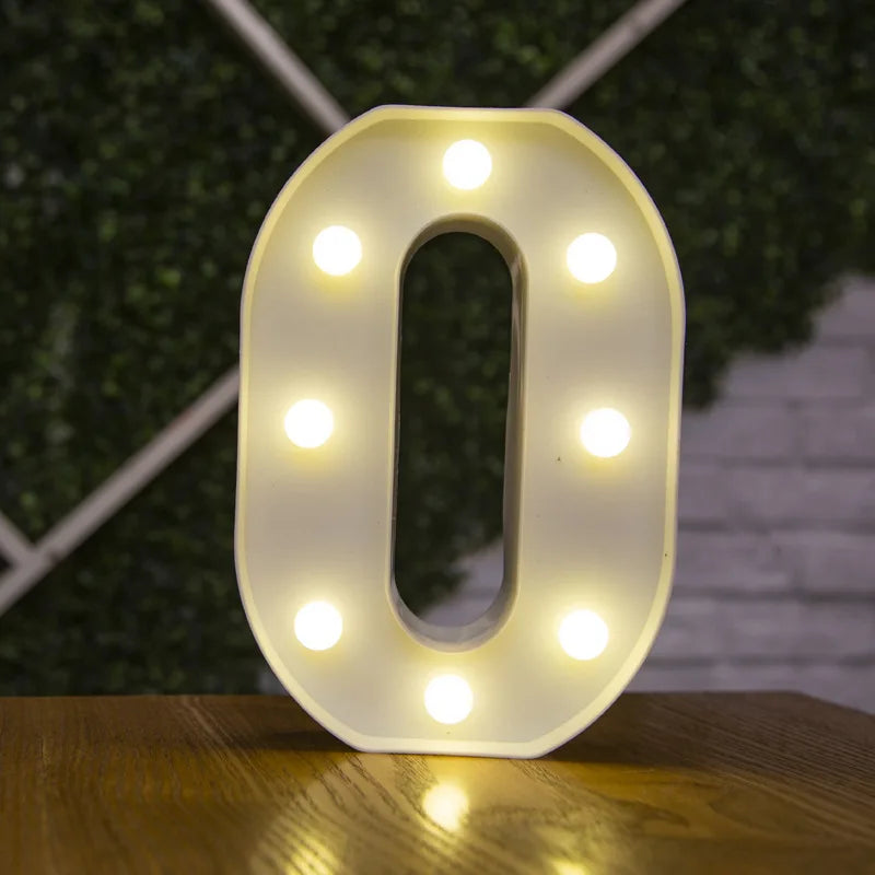 Glowing Alphabet LED Letter Lights for Decor