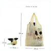 Foldable Cartoon Shopping Bag with Shoulder Straps