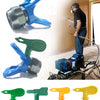 Various universal airless paint sprayer nozzles and guards in green, blue, and yellow colors.