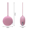 Pink food-grade silicone pacifier case with a long strap and a round body