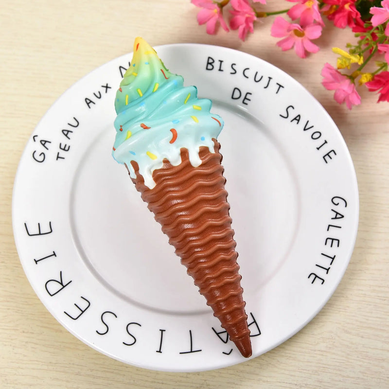 Juguete Squishy de Helado Colorido que se Relaja Lento