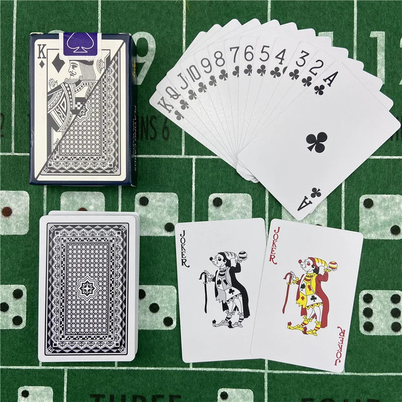 Durable PVC Playing Cards – Waterproof Poker Deck for Texas Hold'em, Baccarat & More