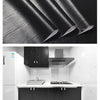 Black Self-Adhesive Waterproof Wallpaper for Kitchen & Furniture Renovation