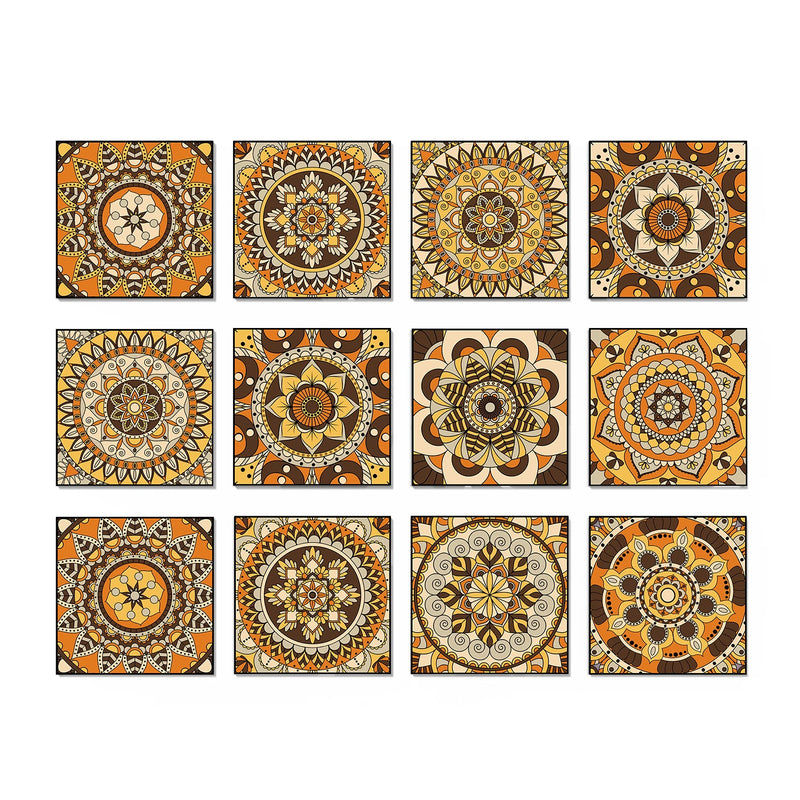 Floral Peel & Stick Tile Stickers