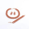 Colorful Acrylic Chain Necklace Set for Women